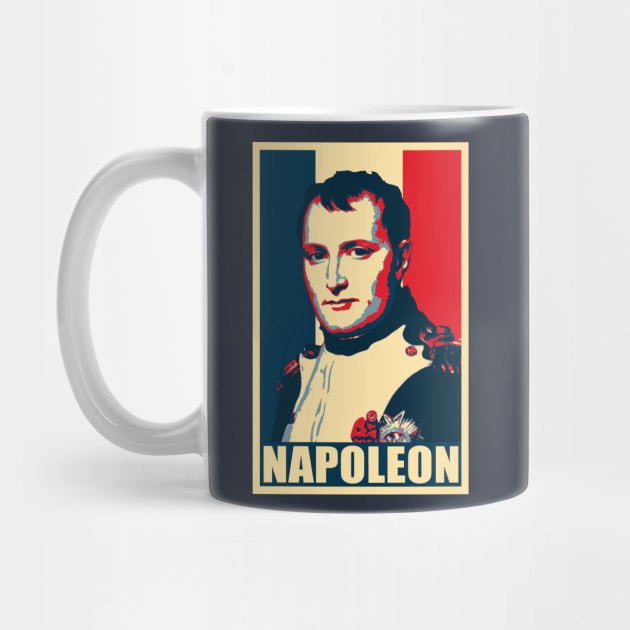 Napoleon Bonaparte Propaganda Poster Pop Art by Nerd_art